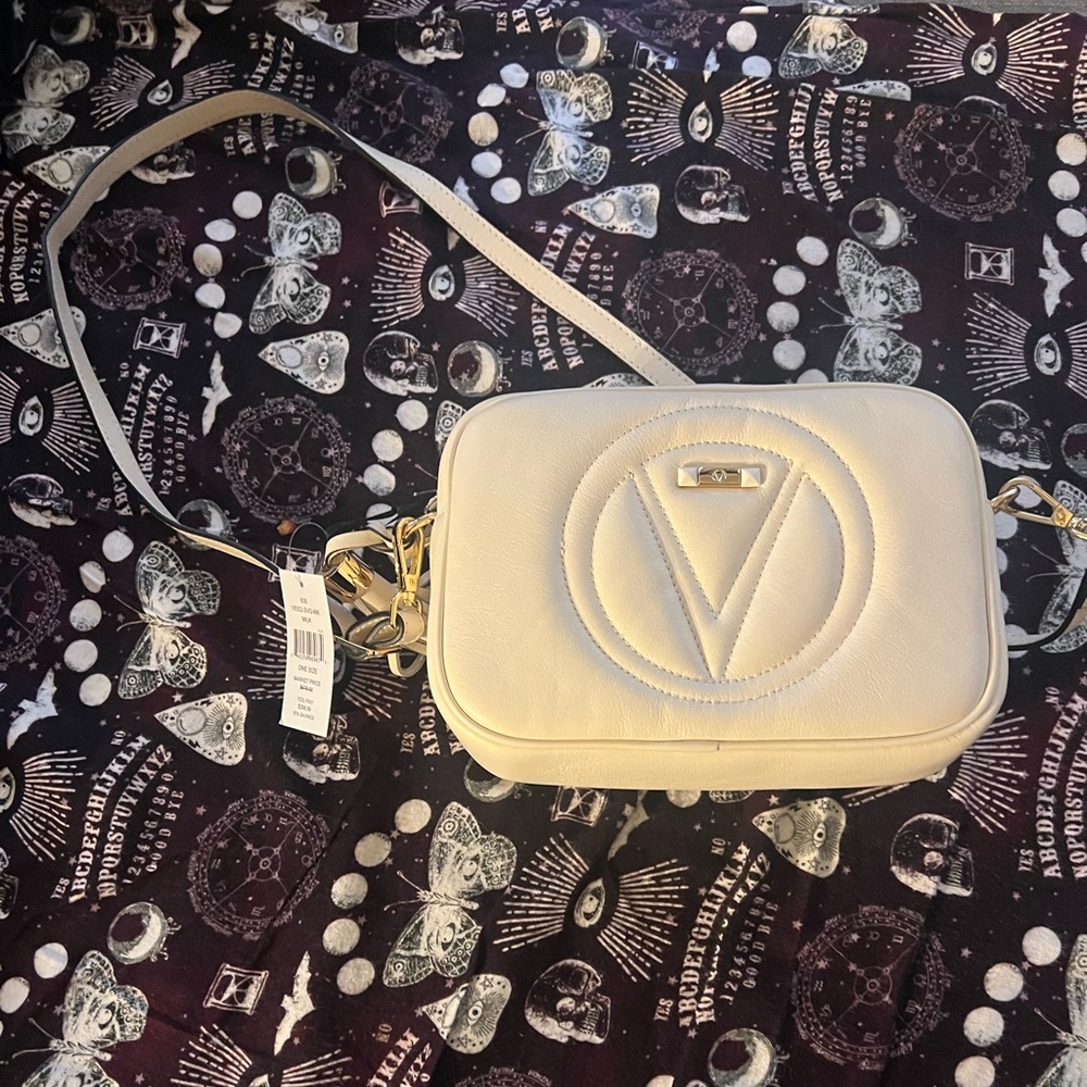 VALENTINO BY MARIO VALENTINO MIA SIGNATURE LEATHER CROSSBODY